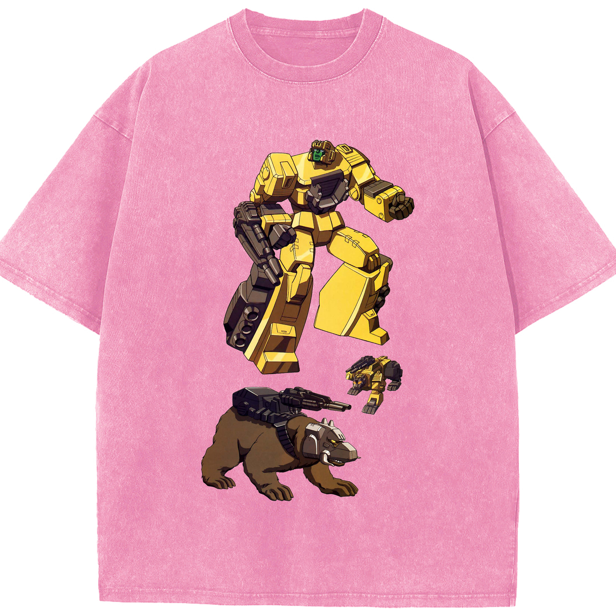 （画像用）  綿100% ヴィンテージ風 半袖Tシャツ（フロントプリント）